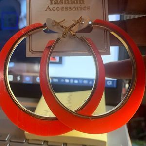 ORANGE (Neon) Earrings